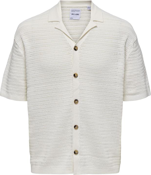 Actual product image Only & Sons ONSTHIAGO Gestricktes Polo-Hemd Polo (L)