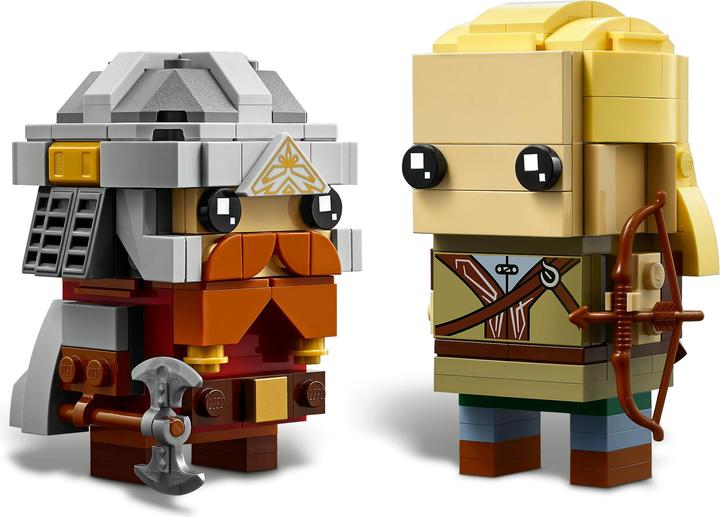 Produktbild LEGO Herr der Ringe Legolas und Gimli (40751, LEGO Brickheadz)