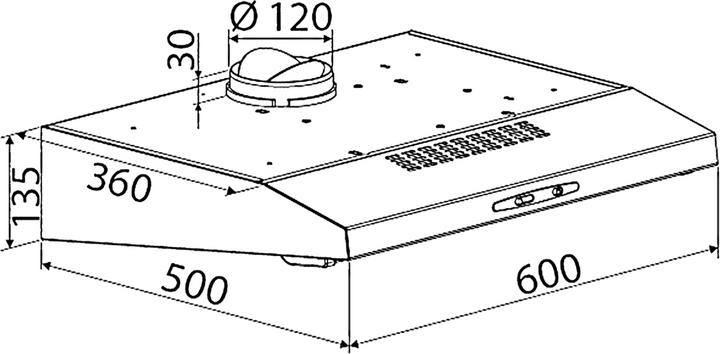 Image du produit Bomann DU 623.3 (Hotte à tiroir)