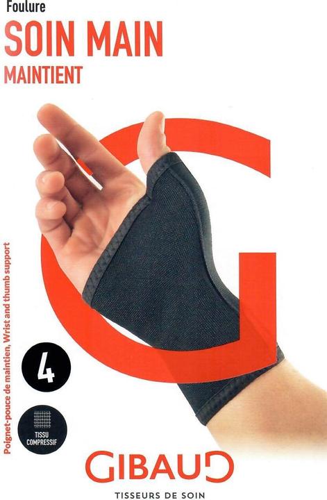Gibaud Handgelenk-Daumenbandage anatomisch Gr1 14-15cm