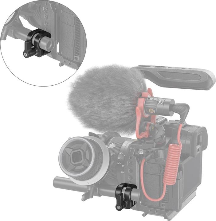 Actual product image SmallRig 12mm/15mm Single Rod Clamp 3598