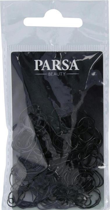 Parsa Beauty Parsa Haargummis Mini, schwarz 150 Stk., Gummi (Haargummi)