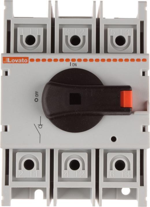 Image du produit Lovato Interrupteur principal 63A 3 pôles DIN35