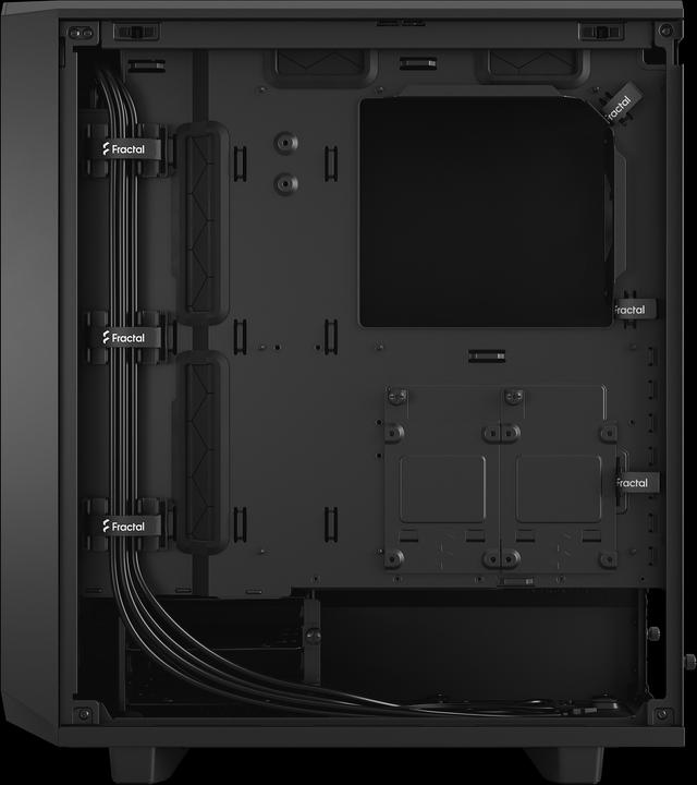 Actual product image Fractal Meshify 2 Compact Black Solid (mATX, Mini-ITX, ATX)