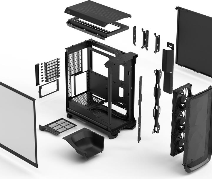 Produktbild Fractal Meshify 3 Light Tint Black (E-ATX, ATX, mATX, Mini-ITX)