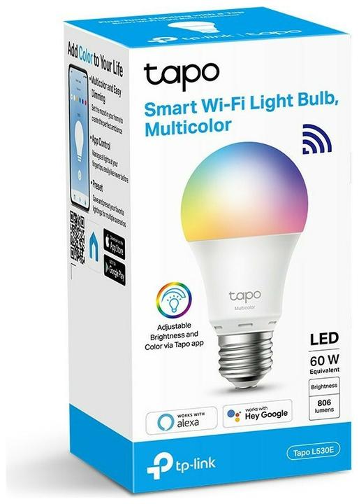 Image du produit TP-Link Tapo L530E (1-pack) (E27, 8.70 W, 806 lm, 1 x, F)