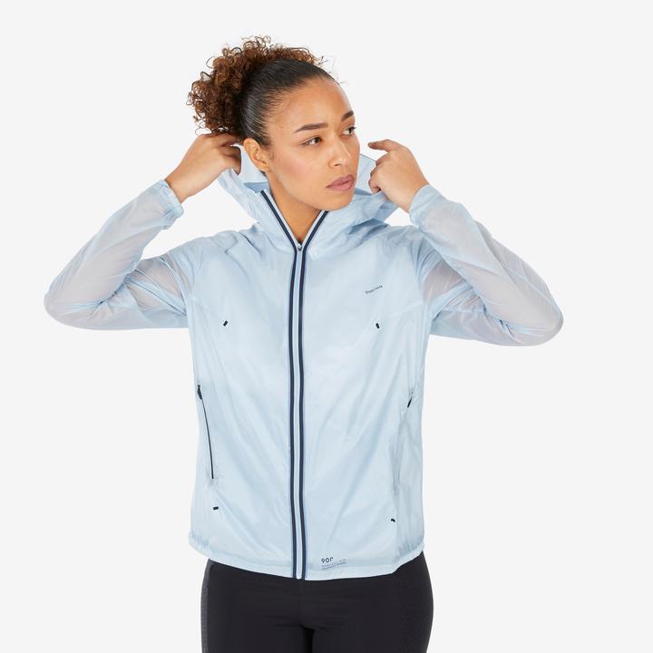 Actual product image Quechua Women's hiking jacket light windproof - MH900 (44, L)