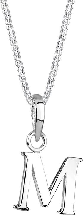 Elli Buchstabe, Buchstabe - M (925er Sterling Silber, 45 cm)