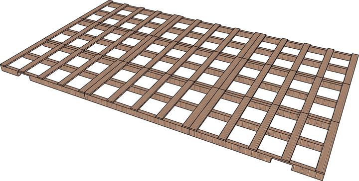 Actual product image Sport-Thieme Slatted frame wood (152000 g)