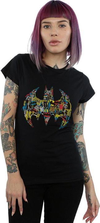 Produktbild Batman Batgirl Logo Collage BaumwollTShirt (M)