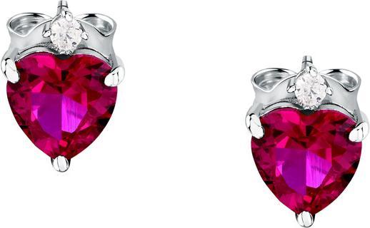 Morellato Romantic Tesori Heart Silver Earrings SAIW165 (Silber 925)