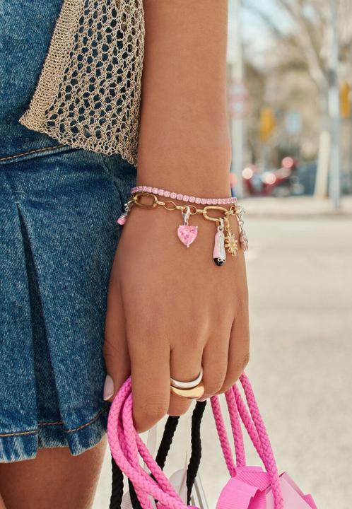 Immagine prodotto Thomas Sabo Charm-Anhänger Ballerina Pink Connect Silber (Argento)