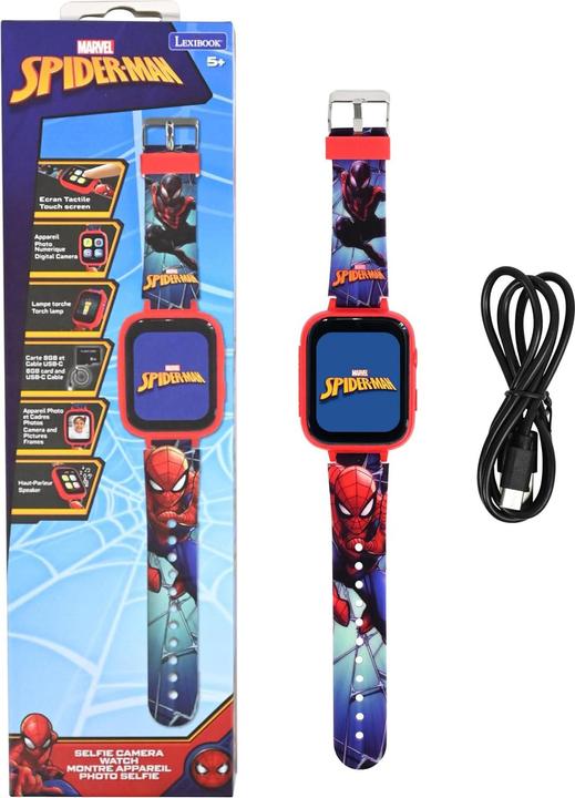 Image du produit Lexibook Montre à écran couleur SpiderMan avec caméra (Multilingue)