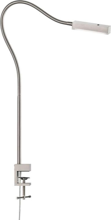 Image du produit Fischer & Honsel Honsel Raik LED Lampe à pince 4,7W blanc chaud dimmable verre acrylique nickel 50374