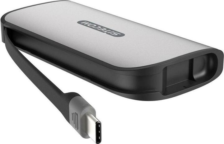 Actual product image Sitecom CN-413. host interface: USB 3.2 Gen 1 (3.1 Gen 1) Type-C, hub interfaces: DisplayPort, HDMI (USB-C, 3 Ports)