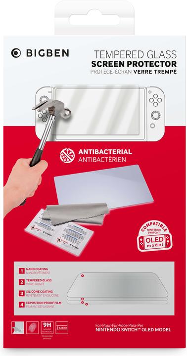 Produktbild Bigben Tempered Glass Screen Protector (Switch OLED)