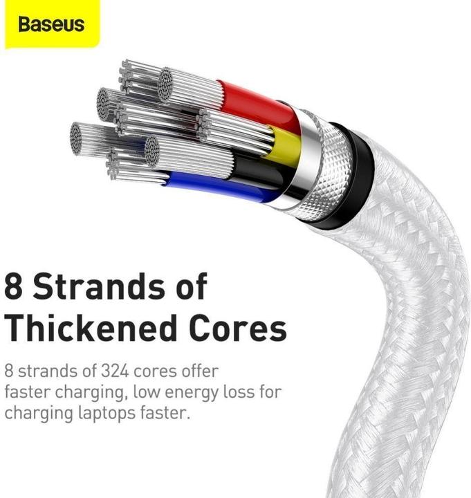 Produktbild Baseus USB C – USB C (1 m, USB 2.0, 100 W)