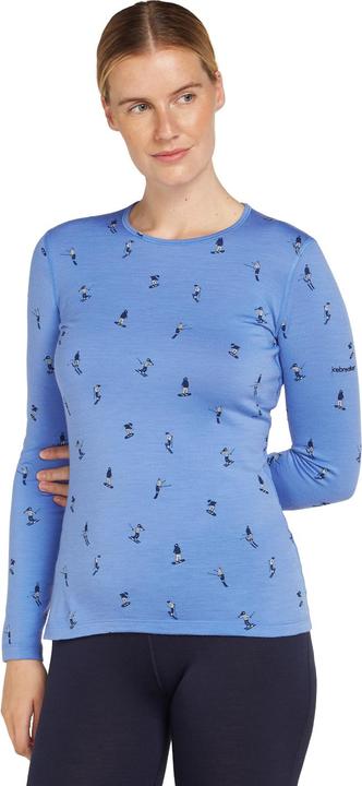 Actual product image Icebreaker Women's Merino 200 Oasis L/S Crewe Ski Day (S)