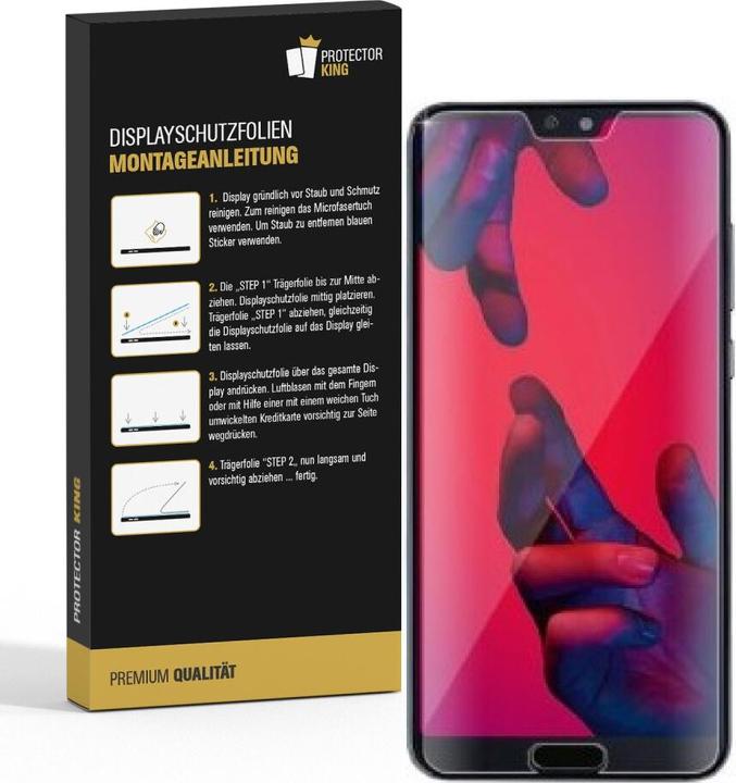 Actual product image Protectorking 6x Panzerfolie Anti-Shock matt entspiegelt (6 Piece, Huawei P20 Pro)