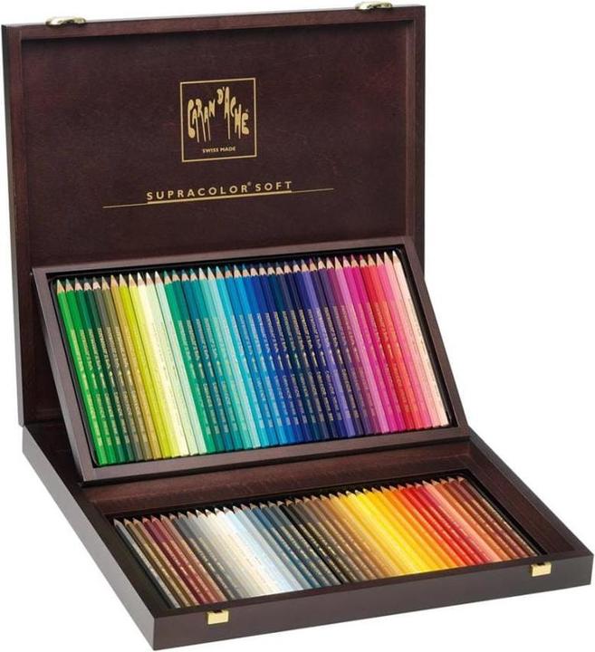 Immagine prodotto Caran d'Ache Supracolor Aquarelle Holzkoffer (Multicolore, 80 x)