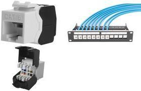Immagine prodotto Digitus Presa Keystone CAT 6, connessione non schermata senza attrezzi, set da 24 (Modulo Keystone)