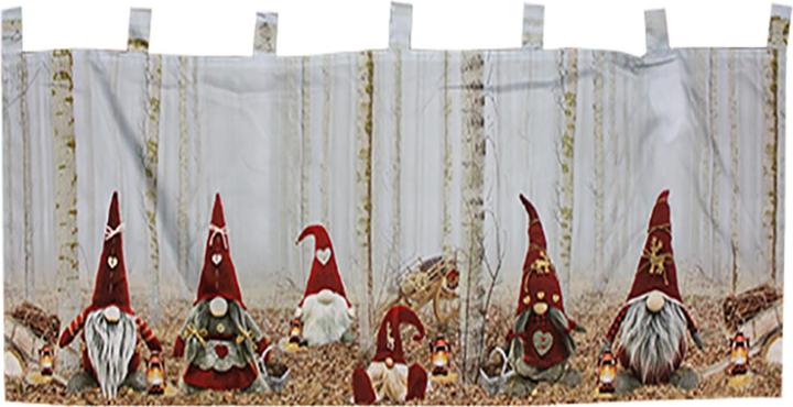 Actual product image Mojawo X-Mas curtain pane curtain illuminated window curtain LED 45x120cm