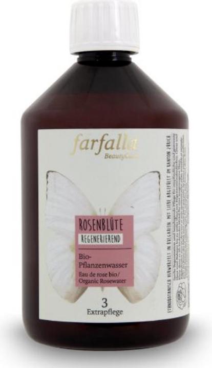 Image du produit Farfalla Eau végétale bio - Fleur de rose, Eau végétale bio (Lotion tonique, 500 ml)