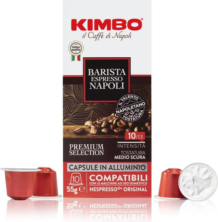 Actual product image Kimbo Barista Espresso Napoli (10 x Port.)