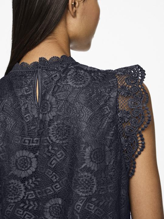 Actual product image Pieces Pcolline Sl Lace Top Wvn Noos (XL)