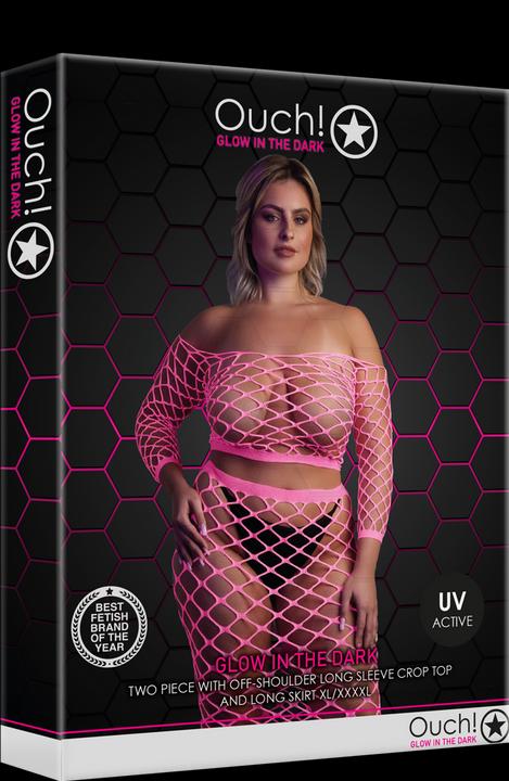 Produktbild Ouch! Long Sleeve Crop Top and Long Skirt (Plus Size)