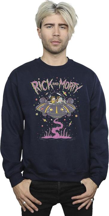 Produktbild Rick And Morty Pink Spaceship Sweatshirt (L)