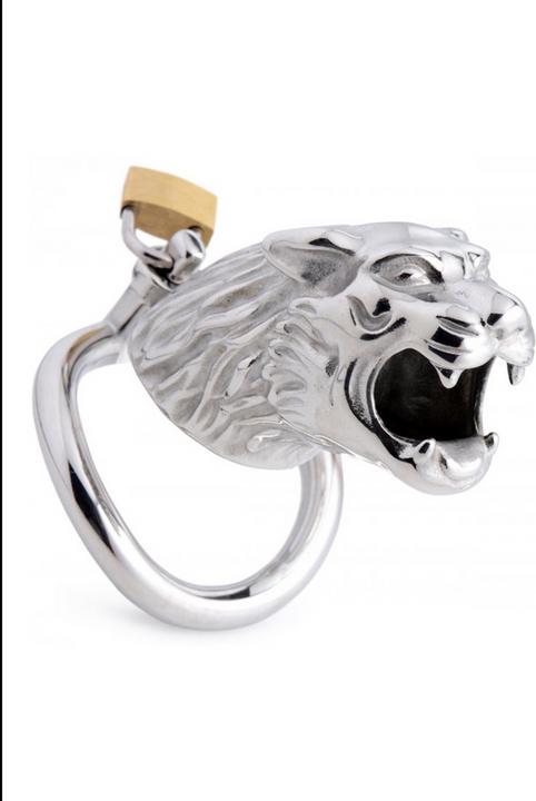 Actual product image Master Series Tiger King Cock Cage With Lock