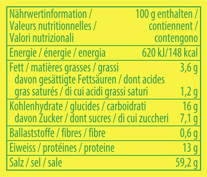 Valeurs nutritives et ingrédients Knorr Aromat Recharge de condiment en poudre Trio-Pack, assaisonnement optimal de nombreux plats (270 g)