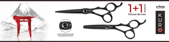 E-kwip Kuro SET 6" Haarschere u. Mod. (15.24 cm)
