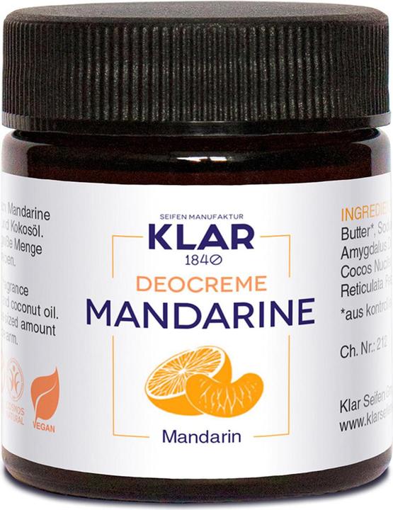 Actual product image Klar Deodorant Cream Tangerine (Crème, 30 ml)