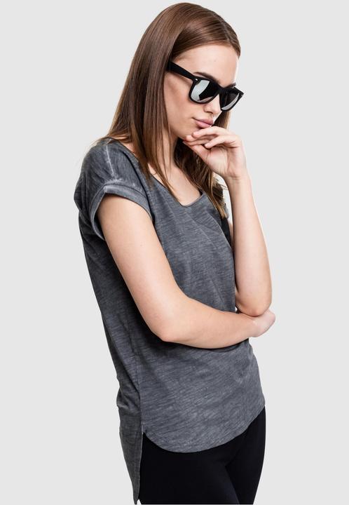 Immagine prodotto Urban Classics Tee lungo da donna a forma di schienale con tintura spray (L)