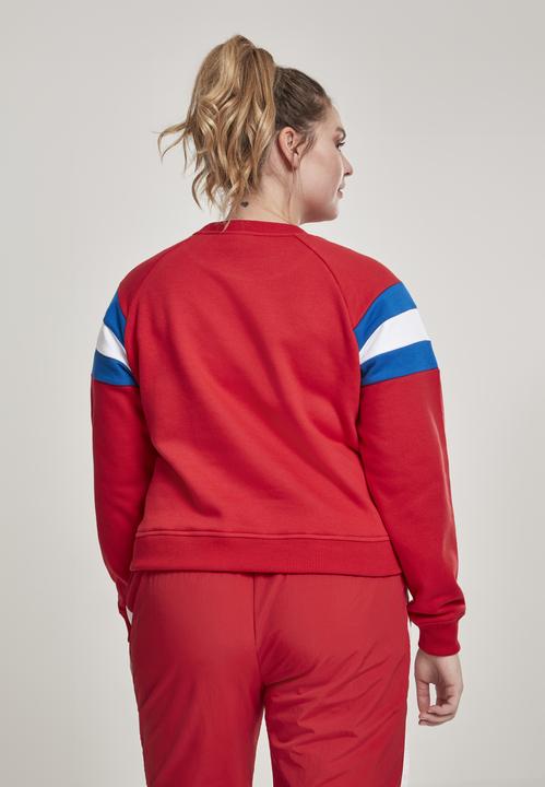 Produktbild Urban Classics Ladies Sleeve Stripe Crew (5XL)