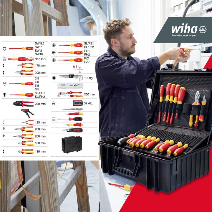 Immagine prodotto Wiha Competenza Elettricista XL (81 pezzi)
