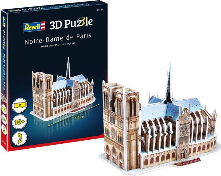 Revell Puzzle 3D Notre-Dame de Paris (39 pezzi)
