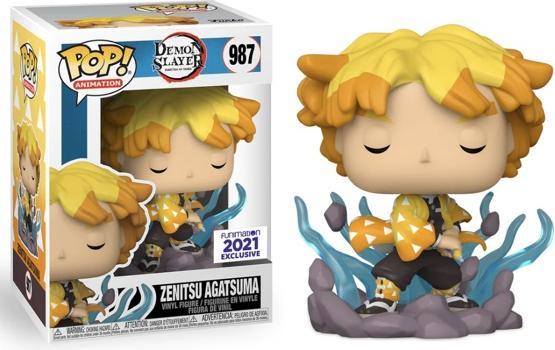 Actual product image Funko Pop! Demon slayer: Zenitsu Transforming 987 (EXM)