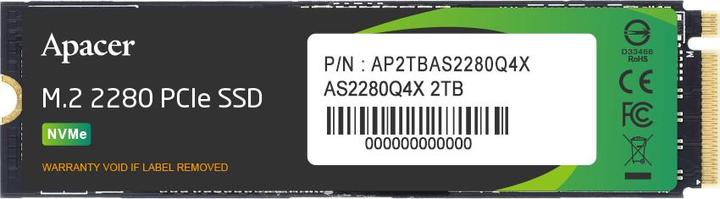 Actual product image Apacer AS2280Q4X (2000 GB, M.2 2280)