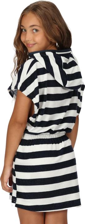 Actual product image Regatta Childrens/Kids Bernessa Striped Towelling Poncho (140)