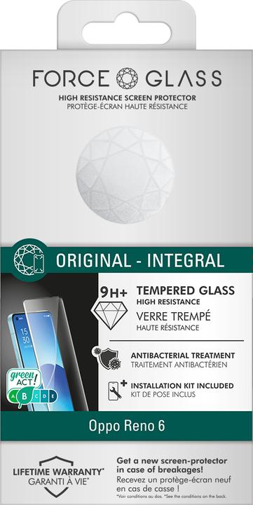 Actual product image Bigben Connected Glass screen protector (1 Piece, Oppo Reno 6)