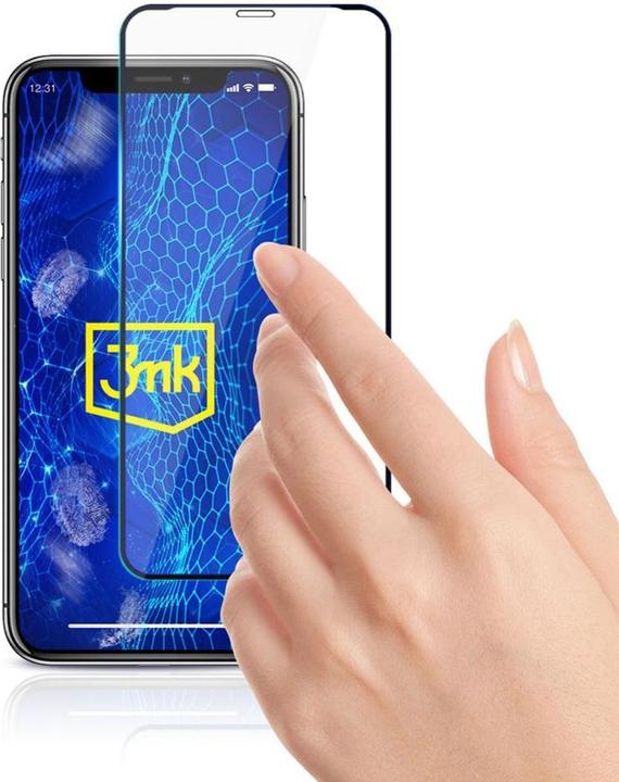 Produktbild 3MK HardGlass Max Lite for iPhone X black frame (1 Stück, Apple iPhone X)
