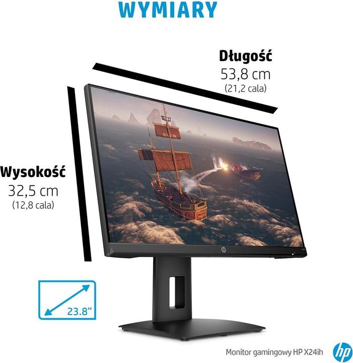 Actual product image HP X24ih (1920 x 1080 pixels, 23.80")