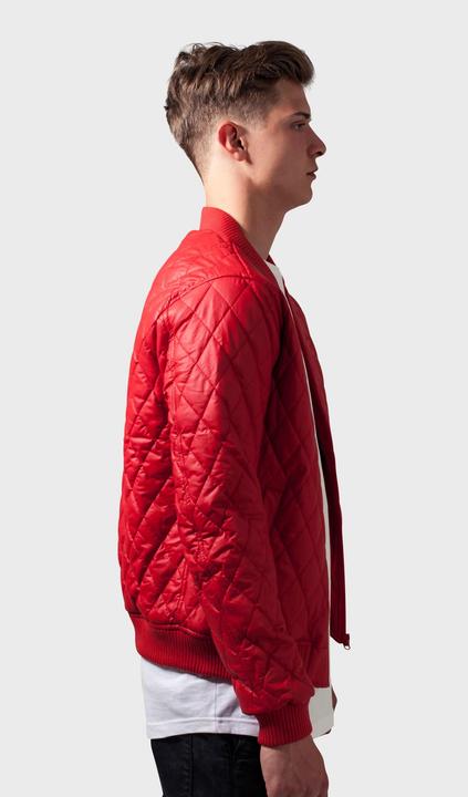 Actual product image Urban Classics Diamond Quilt Leather Imitation Jacket (M)