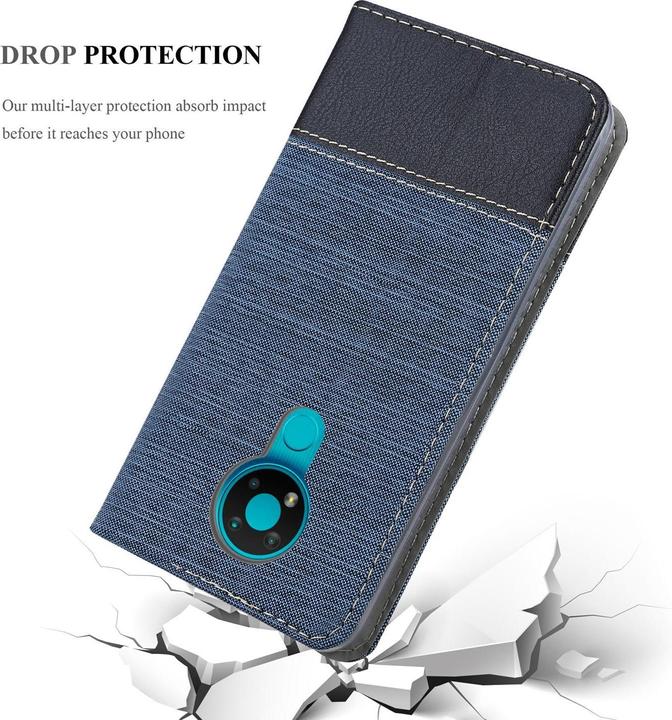 Immagine prodotto Cadorabo Copertina del libro Jeans Optics (Nokia 5.3)