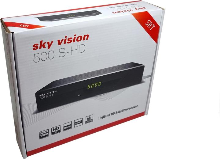 Image du produit Sky Vision 500 Récepteur satellite numérique FullHD (DVB-S2)