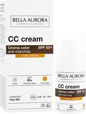 Produktbild Bella Aurora CC CREAM anti-manchas tono medio SPF50+ 30 ml (Sonnencreme Gesicht, SPF 50+, 30 ml, 30 g)