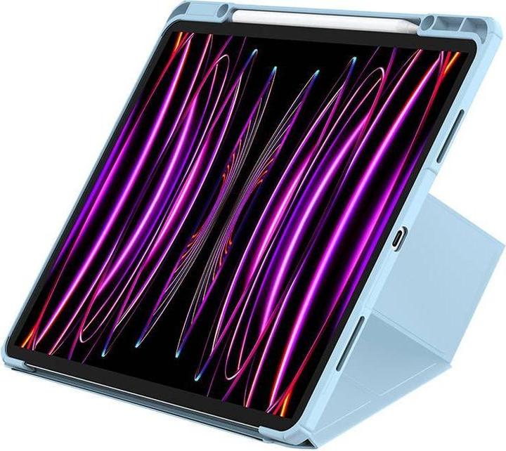 Image du produit Baseus Etui de protection Minimalist pour iPad Pro 12,9" 2020/2021/2022 (bleu clair) (iPad Pro 12.9 2020 (4. Gen), iPad Pro 12.9 2022 (6e génération), iPad Pro 12.9 2021 (5ème génération))
